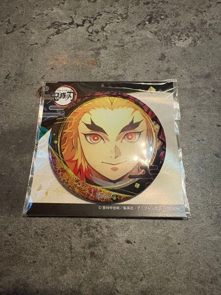 鬼滅の刃 螺鈿風缶バッジVol.3 煉獄杏寿郎 JUMP SHOP