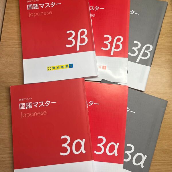 明光義塾 国語マスター3a 3B テキスト まとめ売り