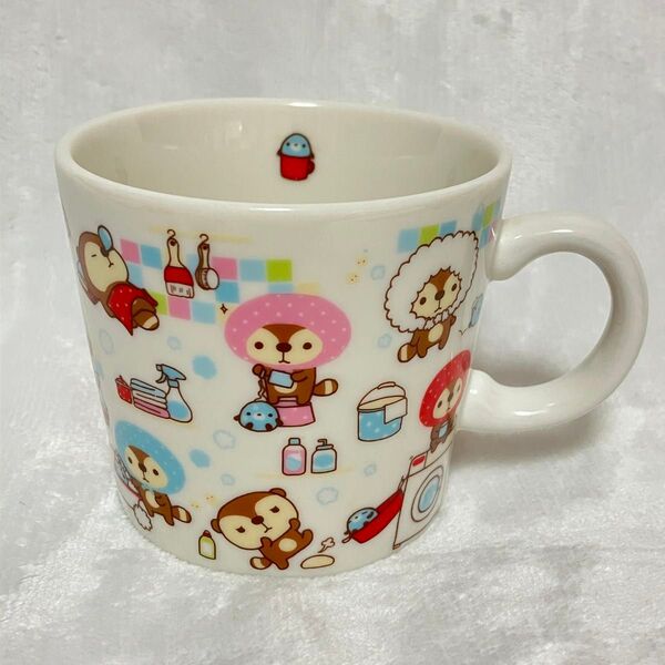 サンエックス きれいずきん生活 陶器製 マグカップ 平成レトロ