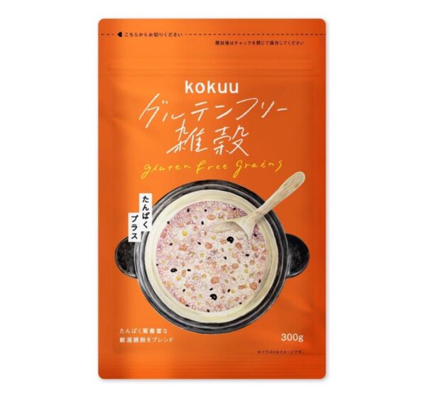 kokuu グルテンフリー雑穀 たんぱくプラス 300g