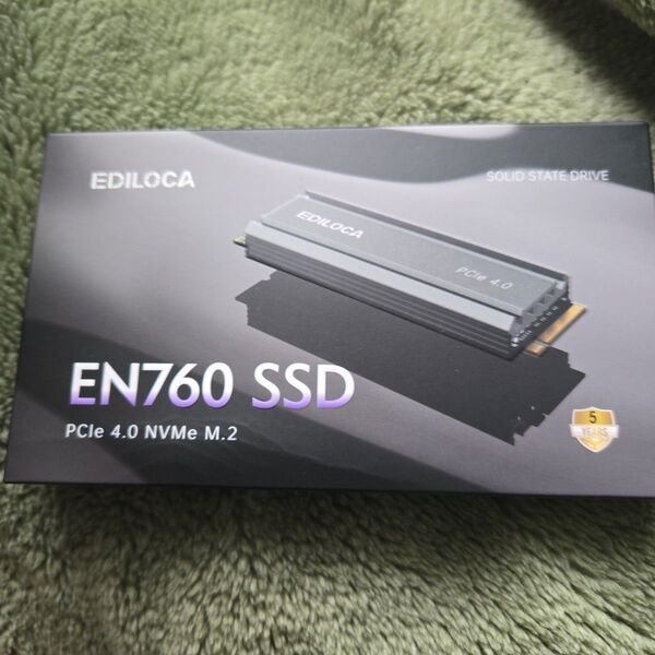 新品 NVMe SSD 2TB M.2 pcle 4.0 2280 en760 pro ヒートシンク付き ②