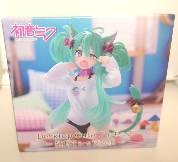 初音ミク Desktop Cute フィギュア 猫耳Tシャツver