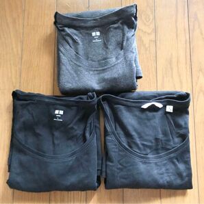 UNIQLO インナー カットソー 3枚セット 長袖 7分袖
