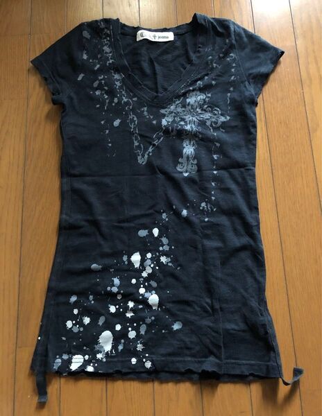 Cook jeans クックジーンズ ノースリーブ カットソー 黒