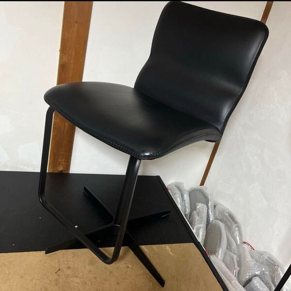 cattelan italia victor X レザーチェア 黒 美品 最安値