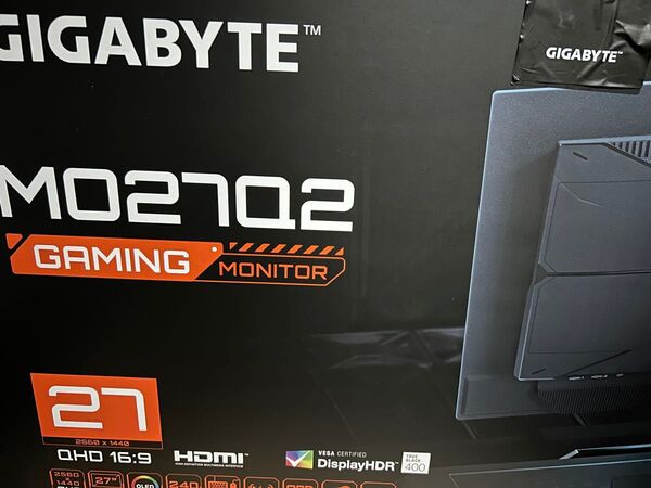 MO27Q2 有機EL GIGABYTE ゲーミングモニター 27インチ OLED WQHD 2560×1440 ギガバイト