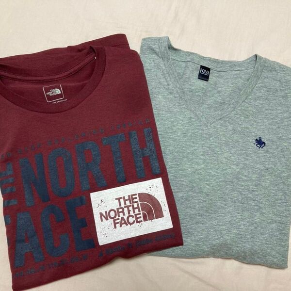 THE NORTH FACE & POLO RALPH LAUREN Tシャツ 2枚セット 150〜160cm