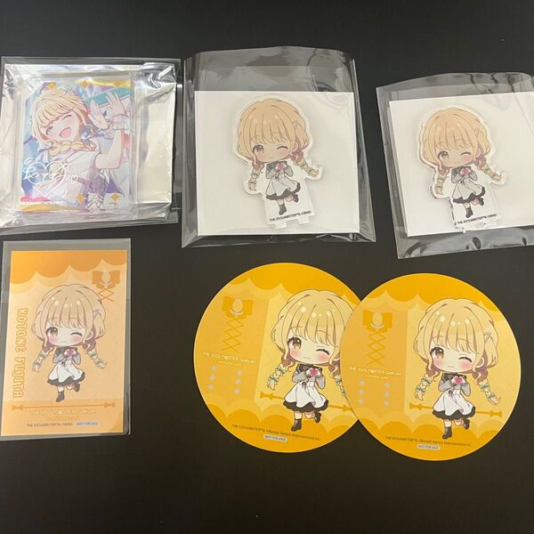 新品未使用 学園アイドルマスター アニカフェコラボ 藤田ことねセット グッズ アニメ セット グッズセット アクリルスタンド