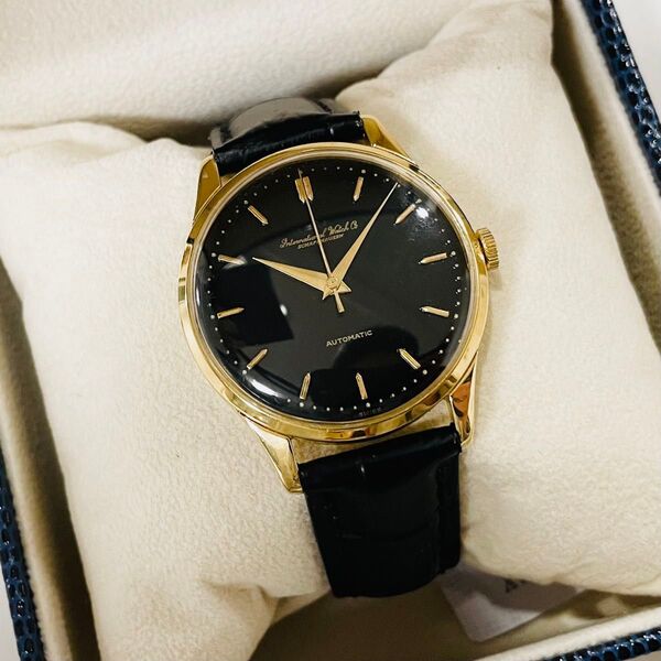 【OH&新品仕上げ済】IWC シャフハウゼン ゴールド ブラック Cal.853