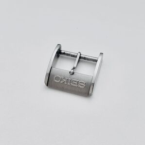 【美品】15mm 純正 セイコー SEIKO ベルト 尾錠 シルバー ステンレス