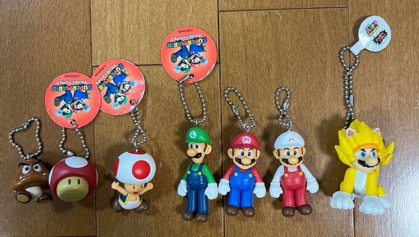 マリオ 7個セット キーホルダー ボールチェーン アミューズメント