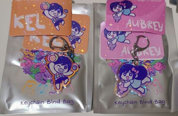 未使用OMORI ボスラッシュ アクリルキーチェーンBOSS RUSH keychainKEL AUBREY