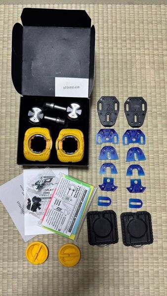 【美品】SPEED PLAY ZERO スピードプレイ ステンレス ビンディングペダル セット & PLATFORMER2付き