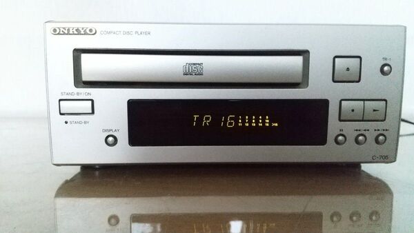 ONKYO CDプレーヤー C-705【動作品】 (ピックアップ レンズ ベルト交換)
