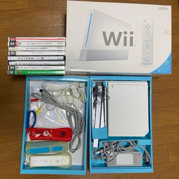 Wii 本体 ソフト7本セット まとめ売り