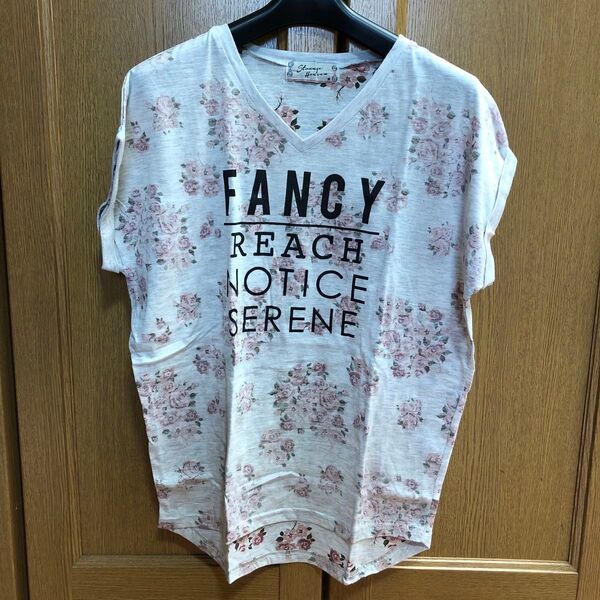 半袖 Tシャツ トップス カットソー 花柄 Mサイズ