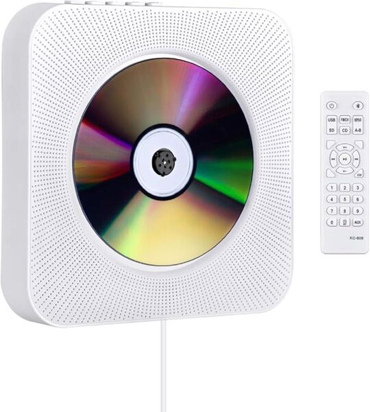 高音質 ポータブル CDプレーヤー Bluetooth 4.2 壁掛け式