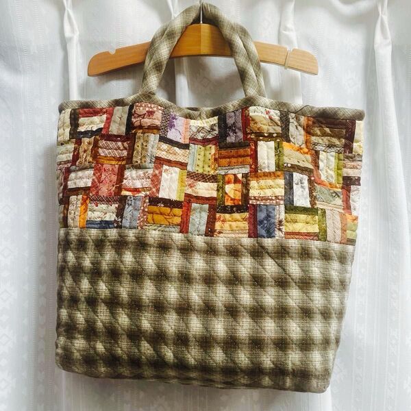 ハンドメイド作品 トートバッグ パッチワーク