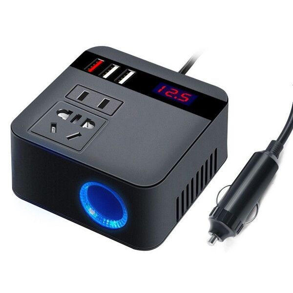 1インバーター 12V24V共用 USB シガーソケット コンセント 急速充電