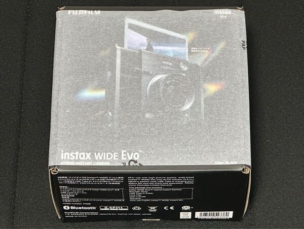 新品未開封 納品書付き FUJIFILM ハイブリッドインスタントカメラ チェキ instax WIDE Evo