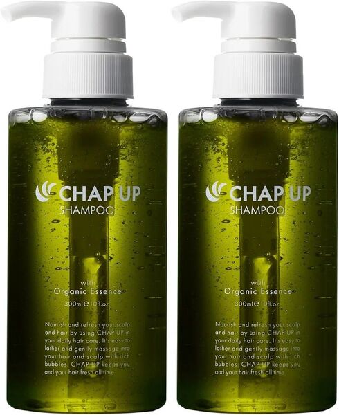 【新品/未開封】チャップアップ ( CHAPUP ) CUシャンプー 300mL×2本 男性用 スカルプケア ノンシリコン