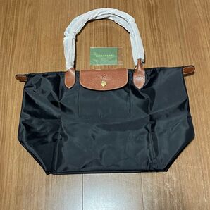 【新品 未使用】LONGCHAMP ロンシャン ル・プリアージュ ハンドバッグ ブラック ブラック 黒