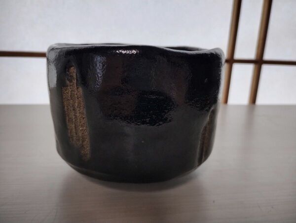 黒釉抹茶茶碗 茶道具