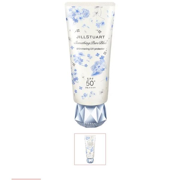 ジルスチュアート サムシングピュアブルー シマリング UVプロテクター 日焼け止め spf50 JILLSTUART uv対策