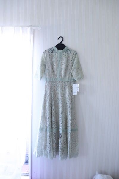 【新品】dorrydoll総レースパーティドレスミントグリーン18900円M