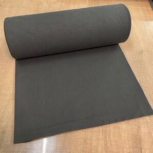 40スパンフライス 濃カーキ45W巾×1m リブニット