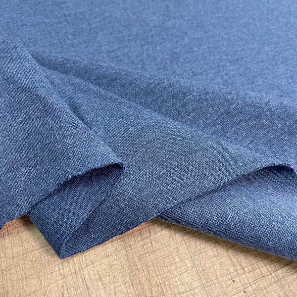2WAYデニムポンチニット インディゴ 132cm巾×1m ハイテンションニット デニムニット