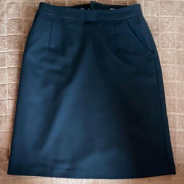 事務服 スカート ブラック 9号