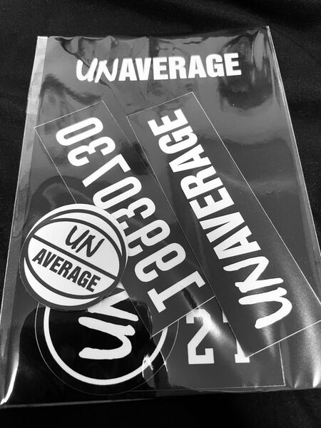 千葉ジェッツ 富樫勇樹 UNAVERAGE ステッカー セット