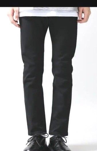 WEGO BROWNY STANDARD ストレッチツイルスキニーパンツ ウィゴー M ブラック 黒