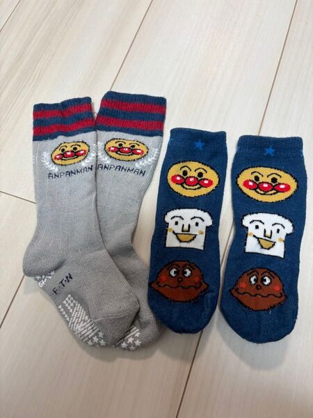 アンパンマン ベビー靴下 2足セット 12〜15 ソックス