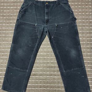 雰囲気○ carhartt ダブルニーペインターパンツ Black 40×30