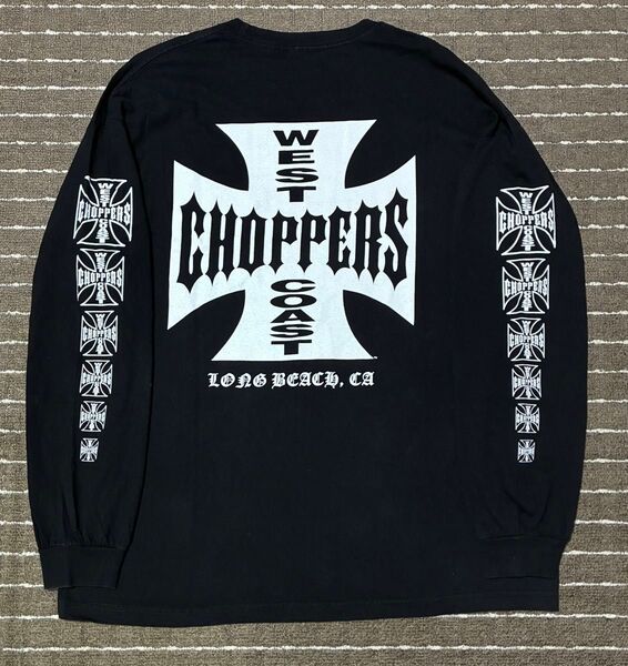 90s 2XL west coast choppers ロングスリーブ ロンT