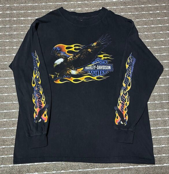 ビンテージ harley davidson フレイムロンT イーグル XL