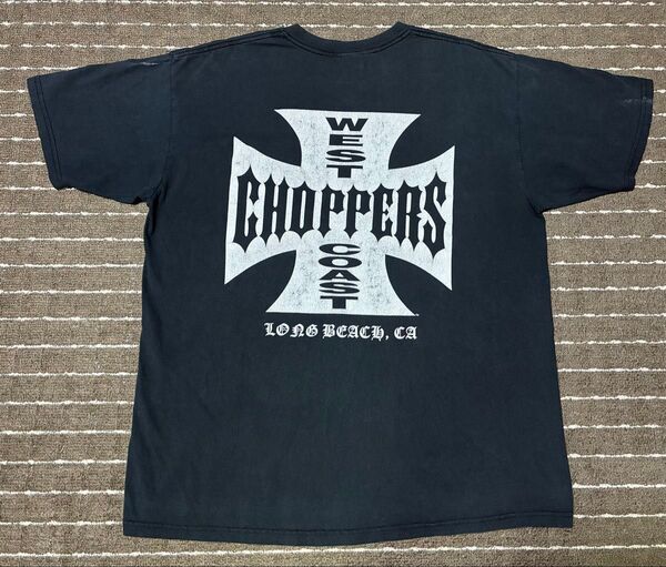 雰囲気抜群 90s XL west coast choppers Tシャツ