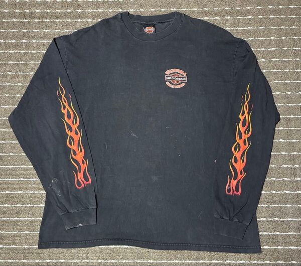 90s harley davidson フレイムロンT カリフォルニア フェード