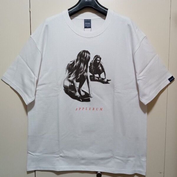 APPLEBUMアップルバム新品未使用Tシャツ半袖スケートホワイトサイズL