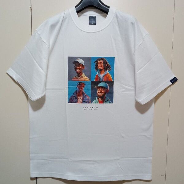 APPLEBUMアップルバム新品未使用Tシャツ半袖HIPHOPホワイトサイズXL
