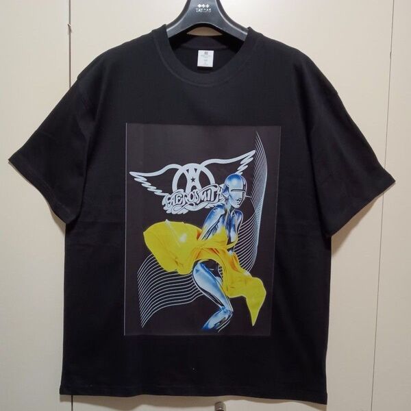 Aerosmithエアロスミス新品未使用半袖TシャツブラックサイズXL