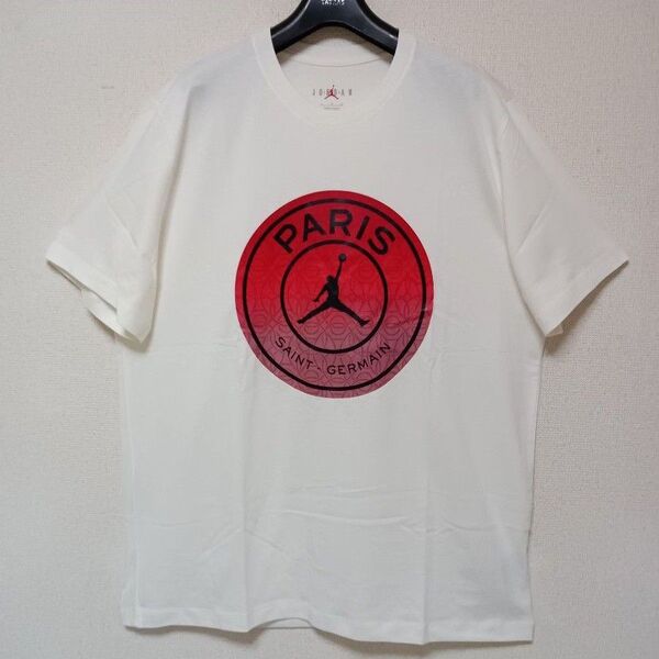 PARIS SAINT-GERMAINパリサンジェルマン新品未使用フロントプリント半袖TシャツホワイトサイズXL