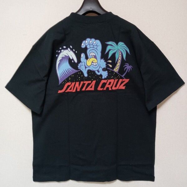 SANTACRUZサンタクルーズ新品未使用Tシャツ半袖バックプリントブラックサイズL