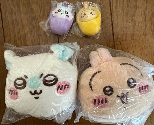 ちいかわ おくるみマスコットチャーム もちもちフェイスマスコット うさぎ モモンガ