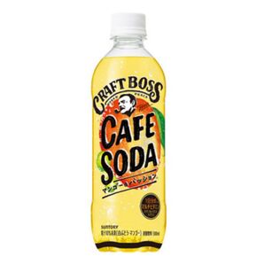 クラフトボスカフェソーダ マンゴー&パッション 500ml 24本 サントリー SUNTORY 飲み物 ペットボトル クラフトボス