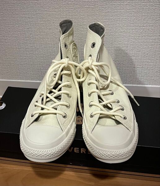 コンバース【converse】オールスター MNラバー HI 24.5cm オフホワイト 白