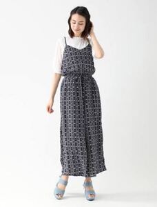 オールインワン ワイドパンツ