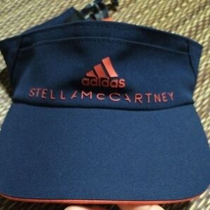 adidas by Stella McCartney サンバイザー ネイビー